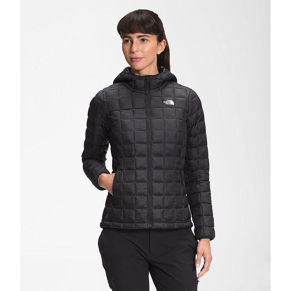 The North Face Thermoball™ Eco Γυναικεια Μπουφάν Με Κουκούλα - Μαυρα (GWME15086)